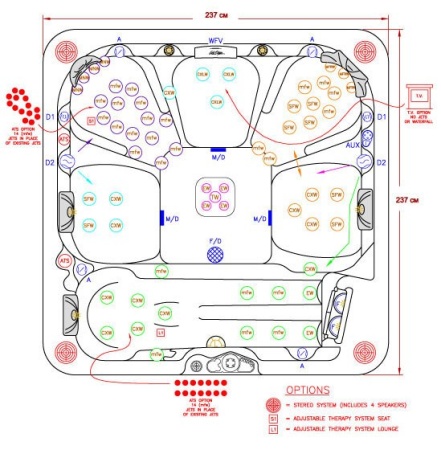 Спа бассейн Cal Spas Atlantic