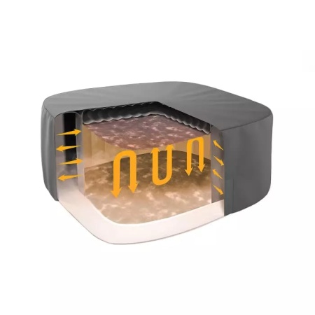 Bestway 60319 BW Покрытие теплосберегающее для СПА-бассейнов, 180х180х71см