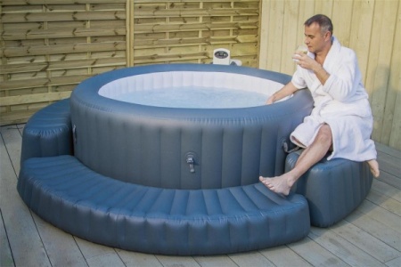 Bestway 58432 BW Надувная скамейка для СПА бассейнов, 198х40х40см